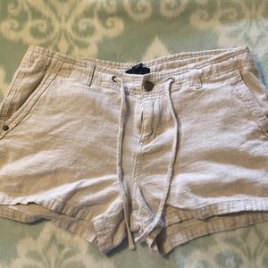 Gap khaki linen shorts